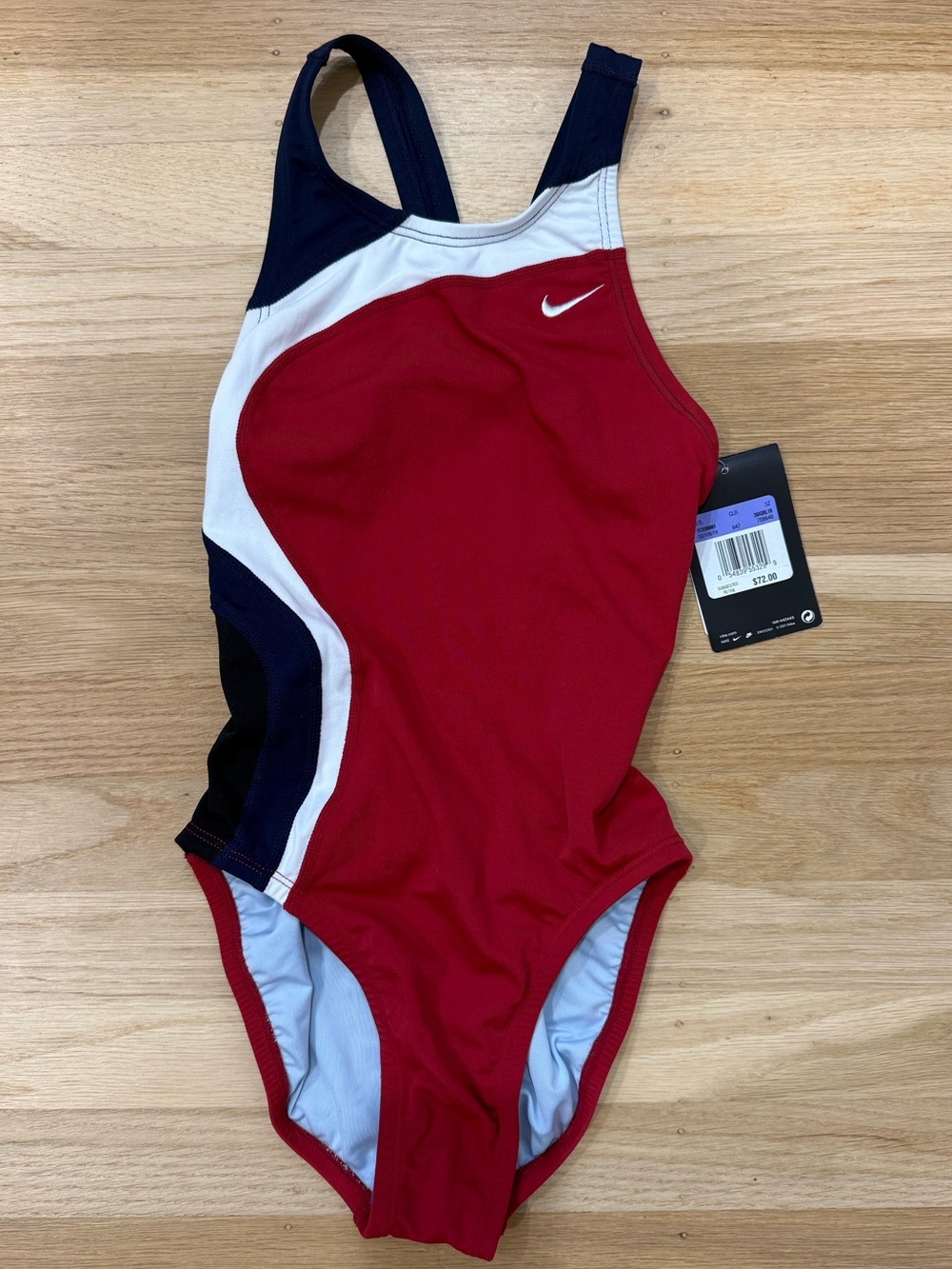 NEW Nike Girls One Piece Competitive Swim Suit 10